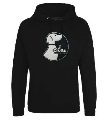 Crufts Benji Unisex Hoodie Black Smoke