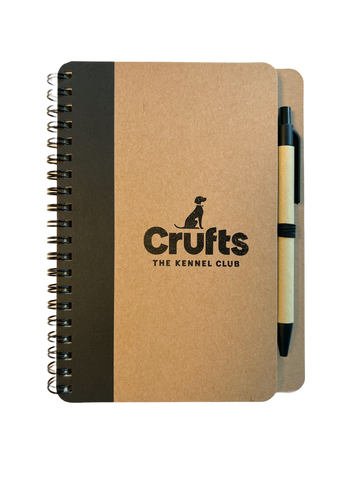 Crufts Sustainable Notepad & Pen