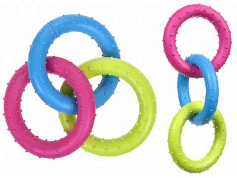 Crufts Triple Ring Chew Toy