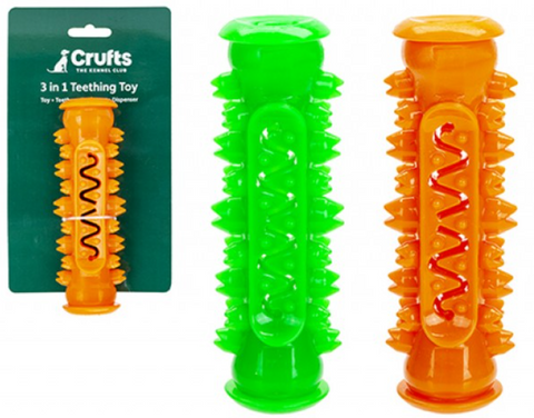 Crufts 3-in-1 Teething Toy