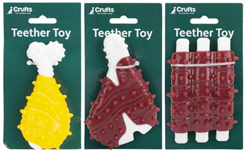 Crufts Food Shape Teether Toy