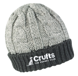 Crufts Shades of Grey Beanie Hat