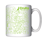 Crufts Doodle Mug - Lime Green