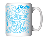 Crufts Doodle Mug - Blue