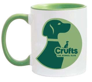 Crufts Benji Mug - Lime Green