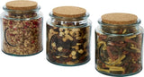 Crufts 3-Piece Recycled Glass Jar Set