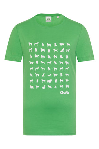 Ladies Crufts Silhouette Green T-shirt