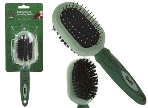 Crufts Double Sided Bristle & Pins Grooming Brush