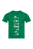 Kids Crufts & YKC Agility Course T-shirt - Green