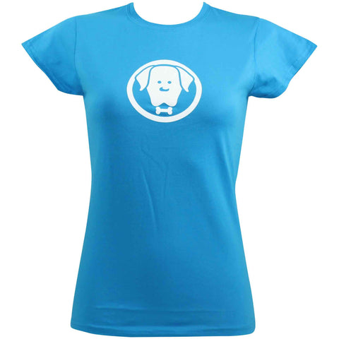 Women's Charlie Blue T-Shirt T-Shirt - Crufts and Kennel Club Gifts