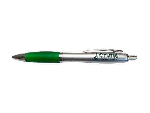 Crufts Silver & Green Pen