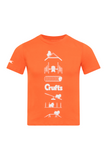 Kids Crufts & YKC Agility Course T-shirt - Orange