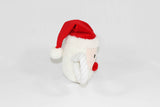 Christmas Santa Squeaky Dog Tug Toy Side View