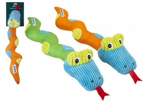 Crufts Squeaky Snake Toy