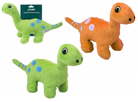 Crufts Large Squeaky Dino Toy