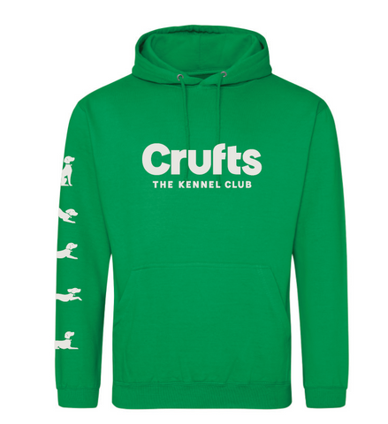 Crufts Milo Sleeve Unisex Hoodie - Green