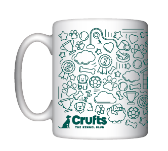 Crufts Doodle Mug - Green