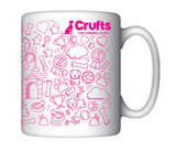 Crufts Doodle Mug - Pink