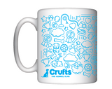 Crufts Doodle Mug - Blue