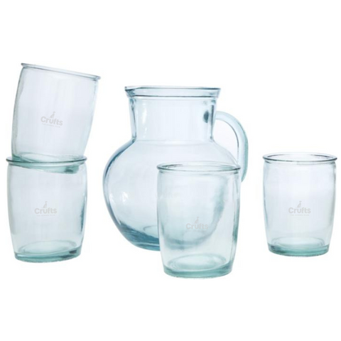 Crufts Terazza 5-Piece Recycled Glass Set