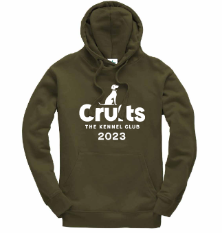Crufts 2023 Olive Green Hoodie - Unisex
