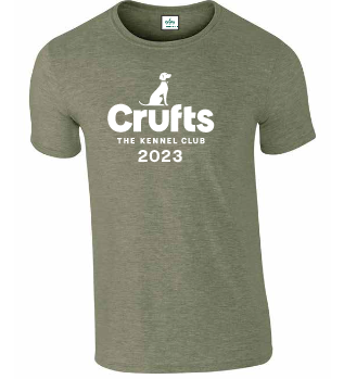 Crufts 2023 Khaki T-Shirt - Unisex
